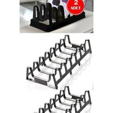 2 Li Dolap Içi Tencere Kapak Ve Tabak Düzenleyici Organizer