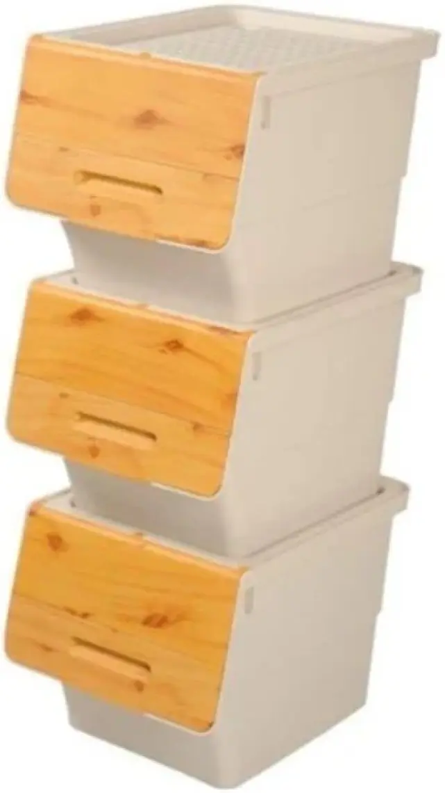 Bambu Çok Amaçlı Tekerlekli Organizer 33 lt Tek Modül