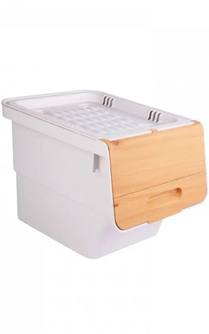 Bambu Çok Amaçlı Tekerlekli Organizer 33 lt Tek Modül
