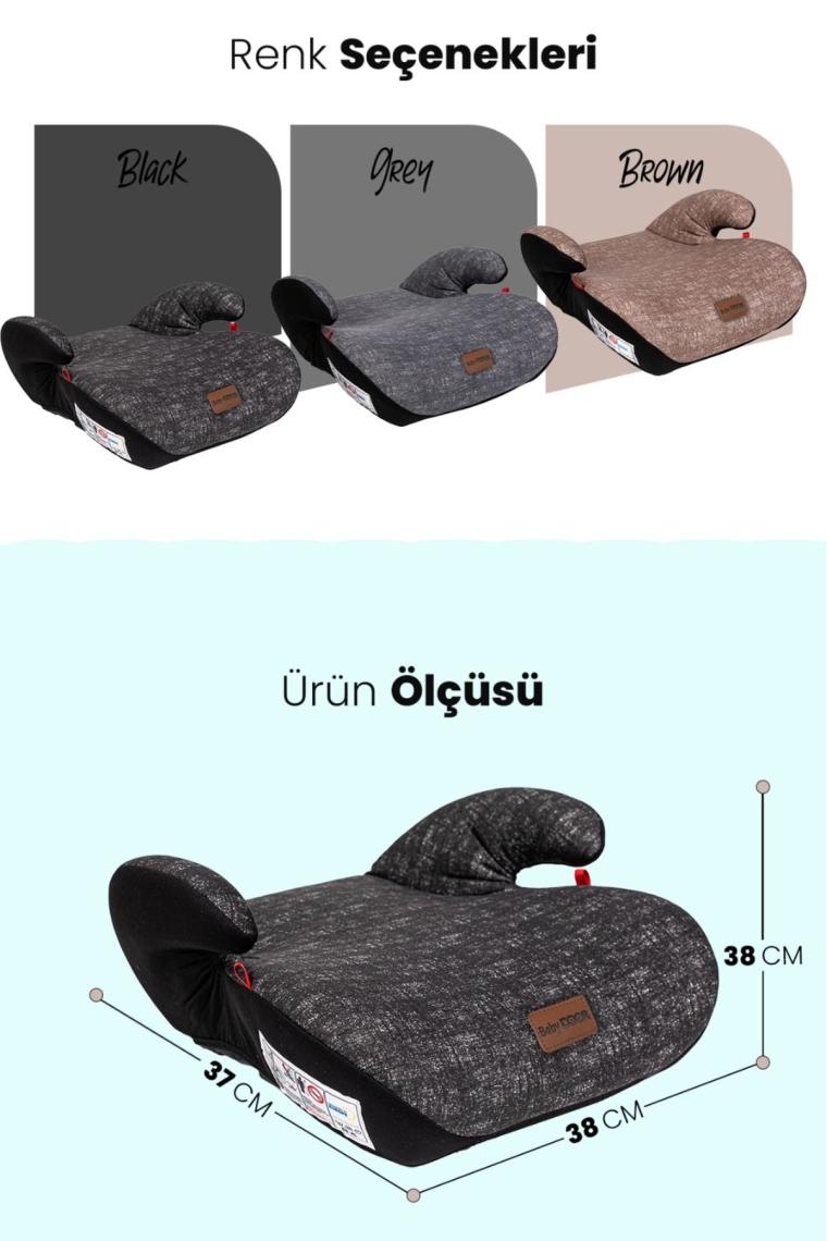 Baby Door Motto 15-36 kg Yükseltici Oto Koltuğu Ultra Comfort Yükseltici - Siyah