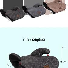 Baby Door Motto 15-36 kg Yükseltici Oto Koltuğu Ultra Comfort Yükseltici - Siyah