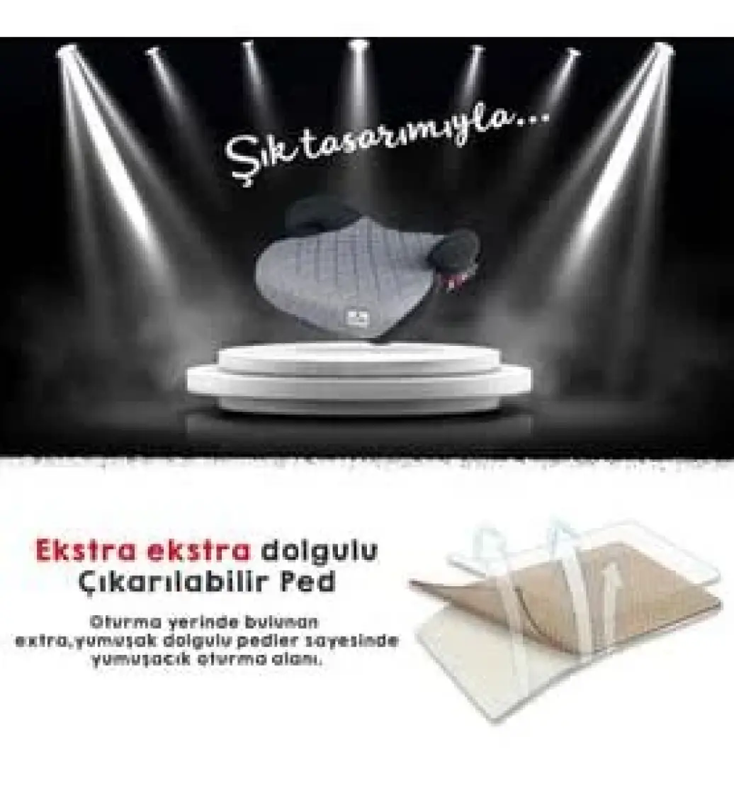 Lorelli Coolbaby Sirius New Isofixli Oto Koltuğu Yükseltici Isofix