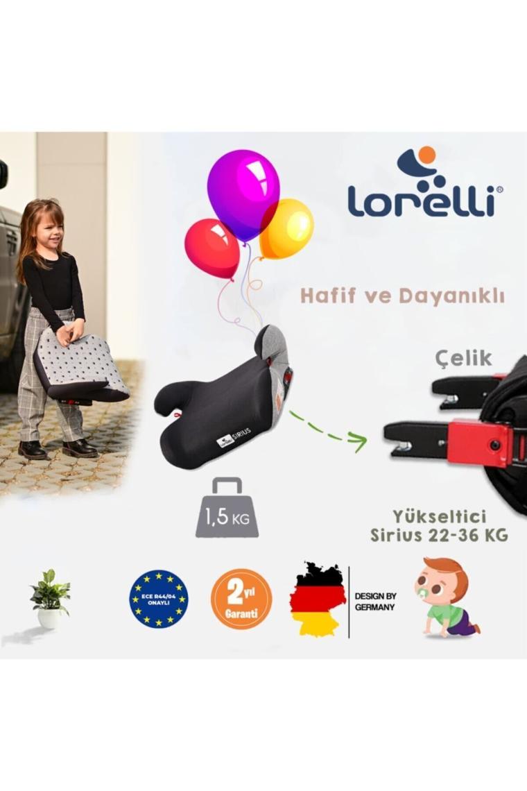 Lorelli Sirius Fix Isofix Yükseltici - Gri