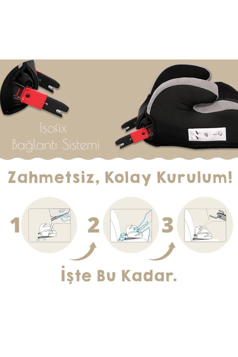 Lorelli Sirius Fix Isofix Yükseltici - Black
