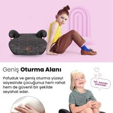 Baby Door Motto 15-36 kg Yükseltici Oto Koltuğu Ultra Comfort Yükseltici - Siyah