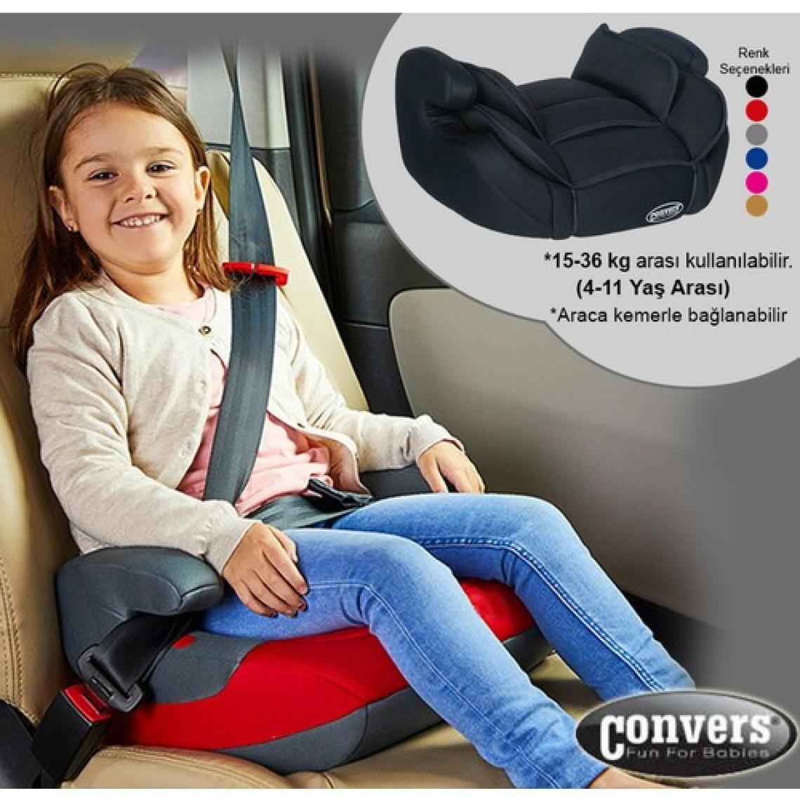 Convers Ultra Comfort 15-36 kg Yükseltici Siyah