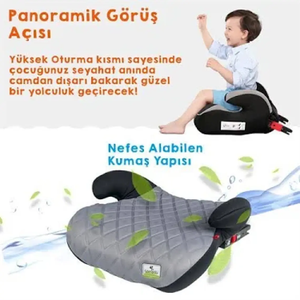 Lorelli Sirius Fix Isofix Yükseltici - Gri