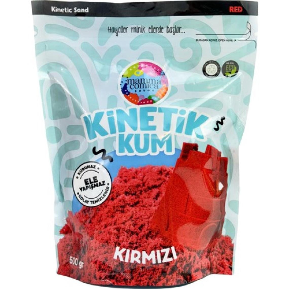 Mammacomica Dough  Kırmızı Kinetik Kum - 500 gr