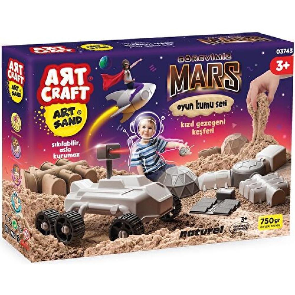 Art Craft Görevimiz Mars Kum Seti 750 Gr