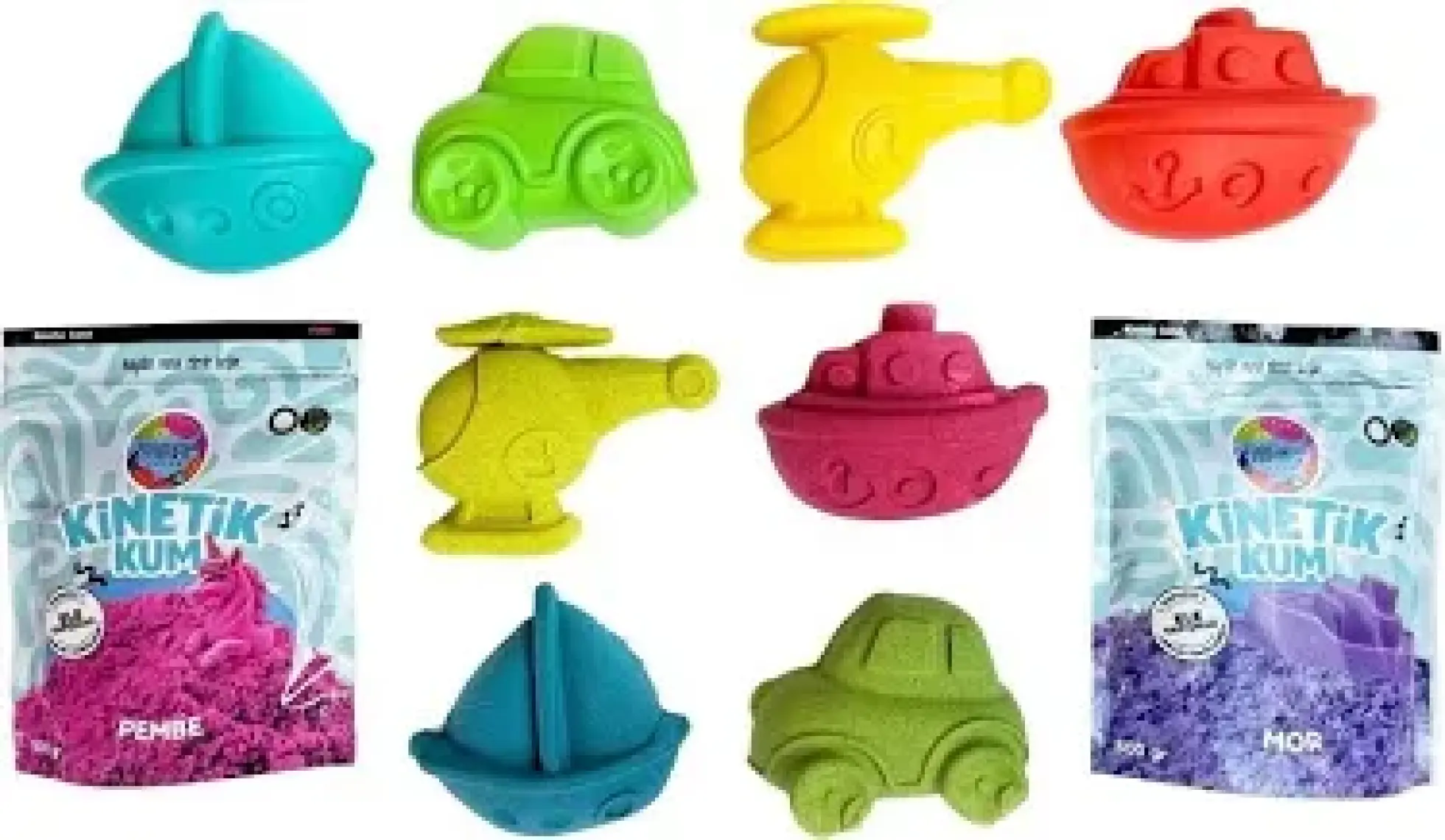 Mammacomica Dough Kinetik Kum Taşıtlar Seti