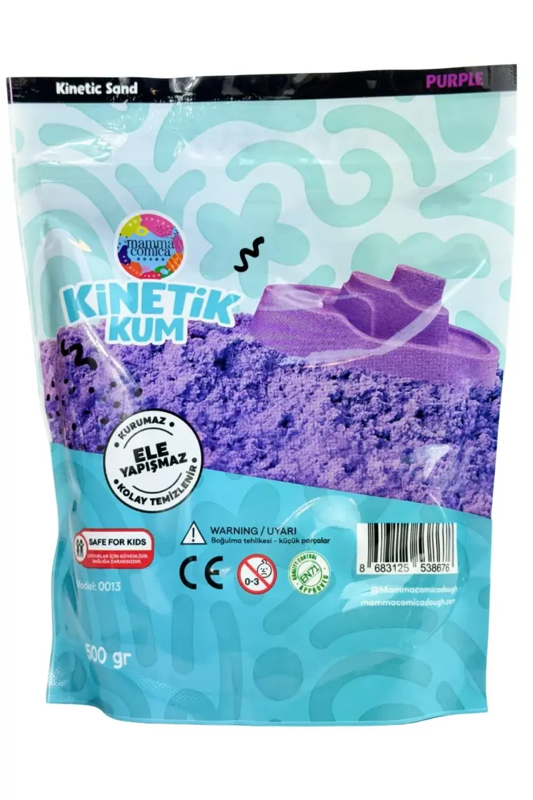 Mammacomica Dough  Mor Kinetik Kum - 500 gr