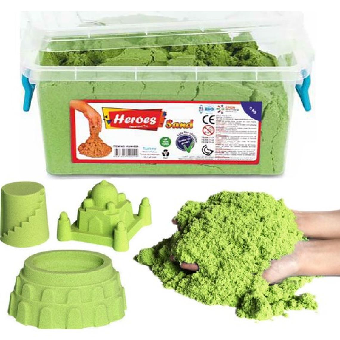 Heroes Kinetik Kum 5 kg Yeşil