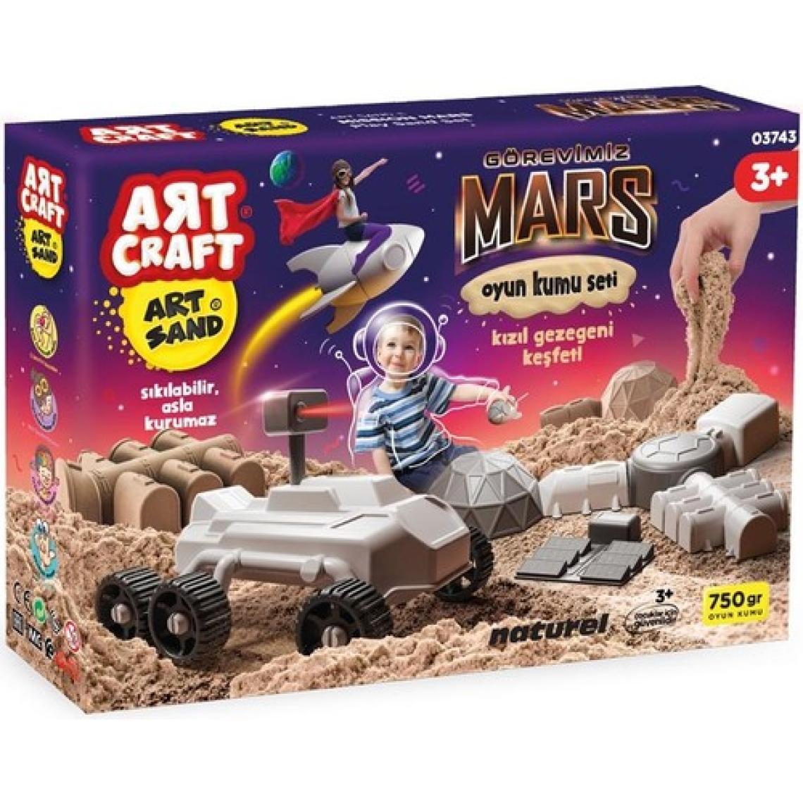 Art Craft Görevimiz Mars Kum Seti 750 Gr
