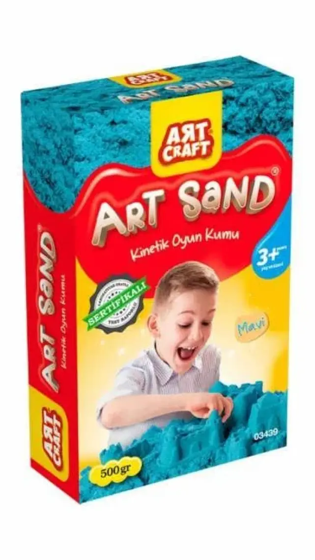 Art Craft Kinetik Oyun Kumu 1000Gr Naturel