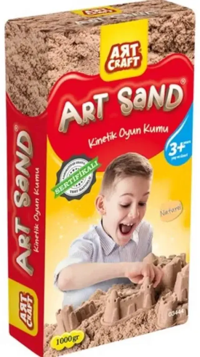 Art Craft Kinetik Oyun Kumu 1000Gr Naturel