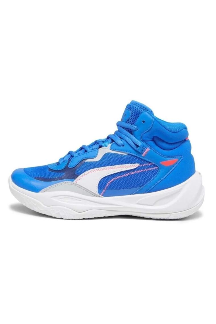 Puma Playmaker Pro Mid Çocuk Mavi Basketbol Ayakkabısı