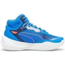 Puma Playmaker Pro Mid Çocuk Mavi Basketbol Ayakkabısı