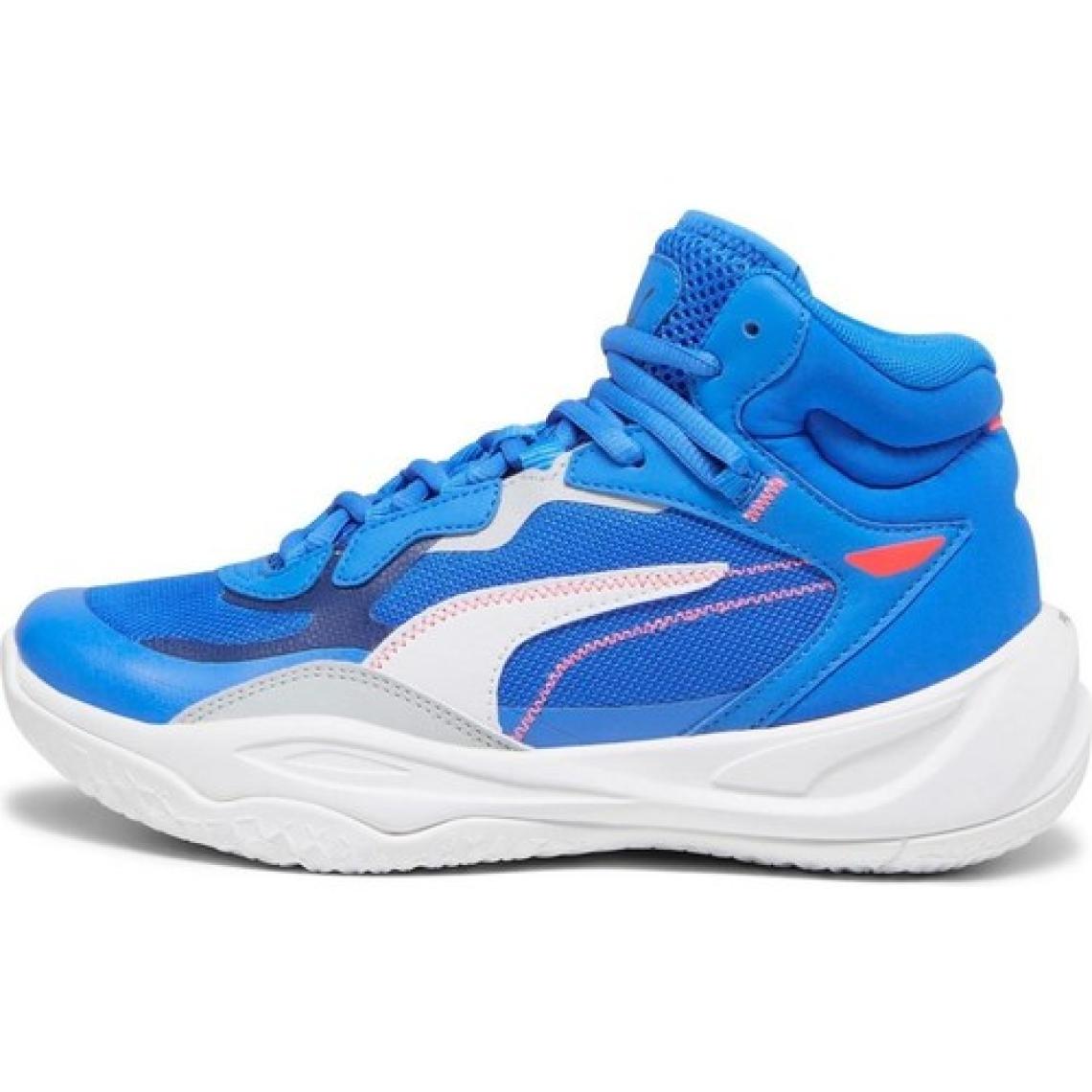 Puma Playmaker Pro Mid Çocuk Mavi Basketbol Ayakkabısı