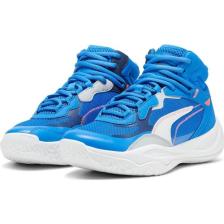 Puma Playmaker Pro Mid Çocuk Mavi Basketbol Ayakkabısı
