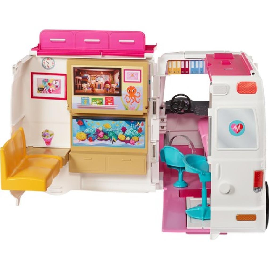 Barbie'nin Ambulansı Oyun Seti; 3 yaş ve üzeri; FRM19