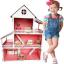 Woody Life Woodylife Ahşap Çocuk Oyun Evi Pembe Lol Miniş Uyumlu Oyuncak