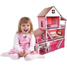 Woodylife Ahşap Oyuncak Ev Portatif Bebek Evi