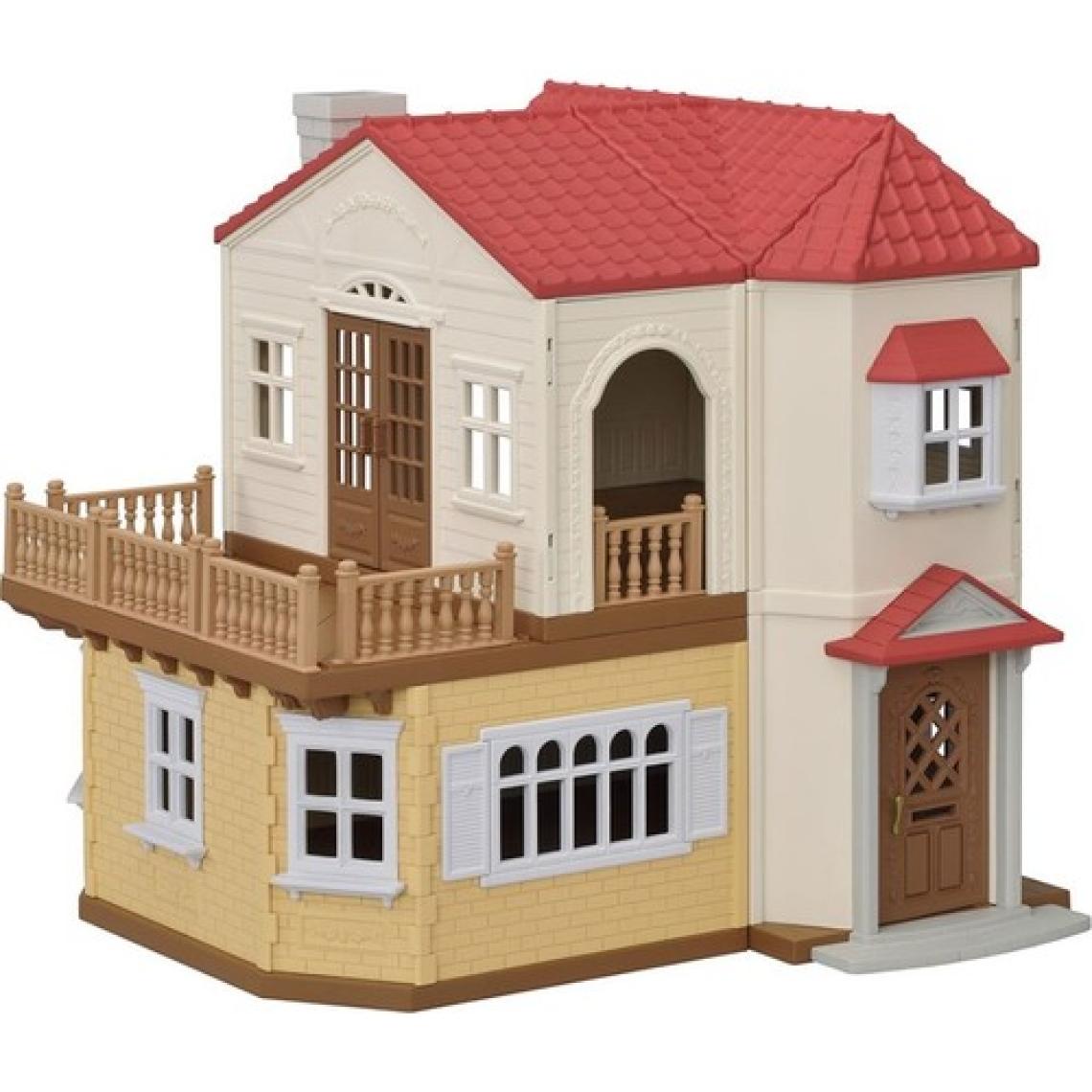 Sylvanian Families Kırmızı Çatılı Işıklı Şehir Evi