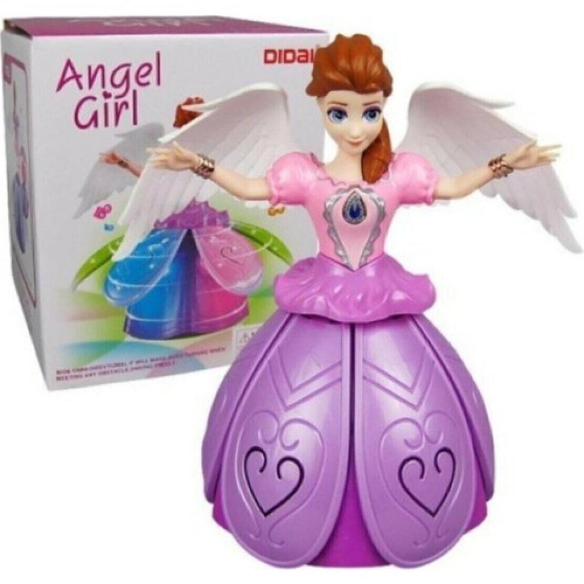 EC Shop Periyedi Frozen Elsa Angel Girl Dans Eden Sesli Işıklı Şarkı Söyleyen Pilli Prenses Bebek