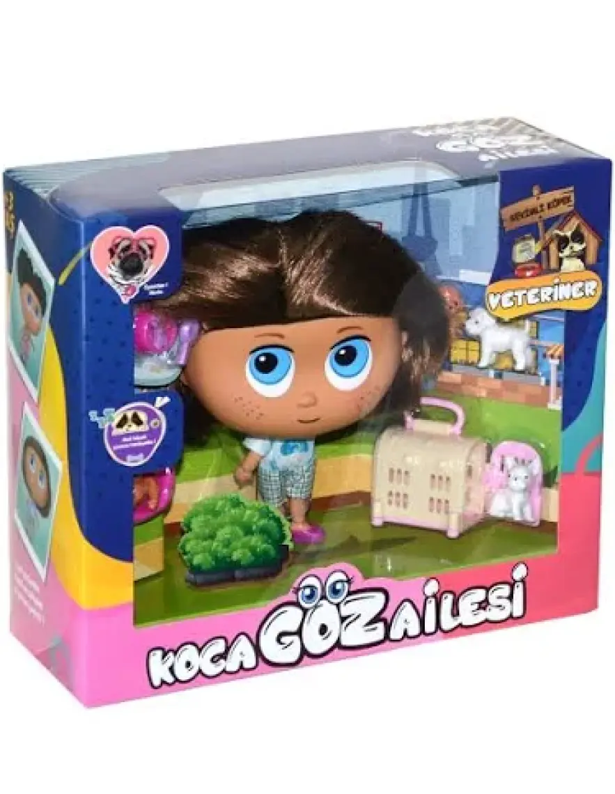 Birlik Oyuncak Koca Göz Ailesi Veteriner Bebek