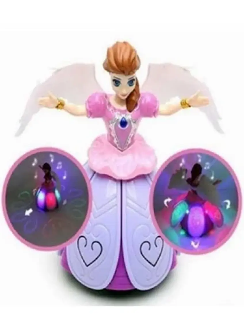 Kids Angel Girl Pilli Müzikli Işıklı Dans Eden Bebek
