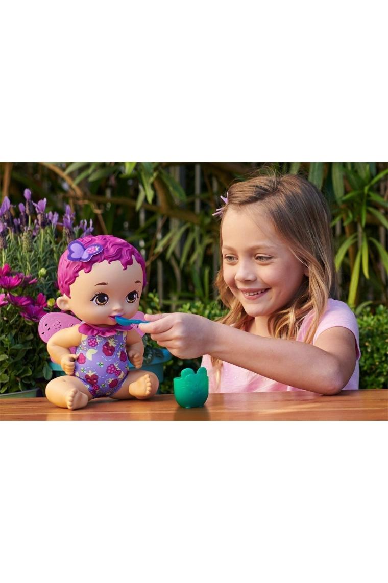 My Garden Baby İlk Kelebek Bebeğim Yemek Zamanı Mor Saçlı GYP00