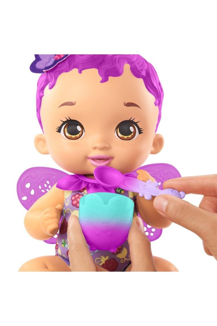 My Garden Baby İlk Kelebek Bebeğim Yemek Zamanı Mor Saçlı GYP00