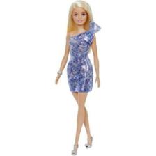 Barbie Pırıltılı Bebek Mavi Elbiseli GRB32