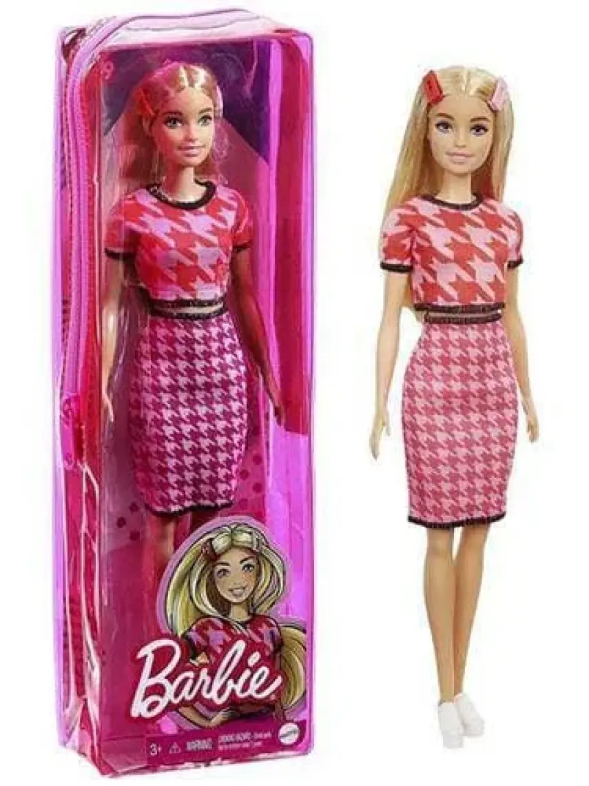 Barbie Büyüleyici Parti Bebekleri (Fashionistas) Bebek, Etek Takımlı, Sarı Saçlı Grb59