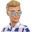 Barbie Ken İle Kamp Aksesuarları, Ekose Gömlek, Kot Pantolon Ve Beyaz Spor Ayakkabılar Giyer, 3 Yaş Ve Üzeri Hhr66