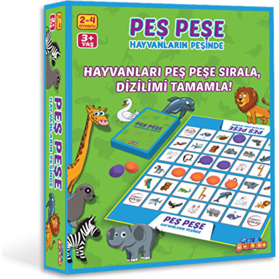 Samatlı Oyuncak Peş Peşe Hayvanların Peşinde 72612