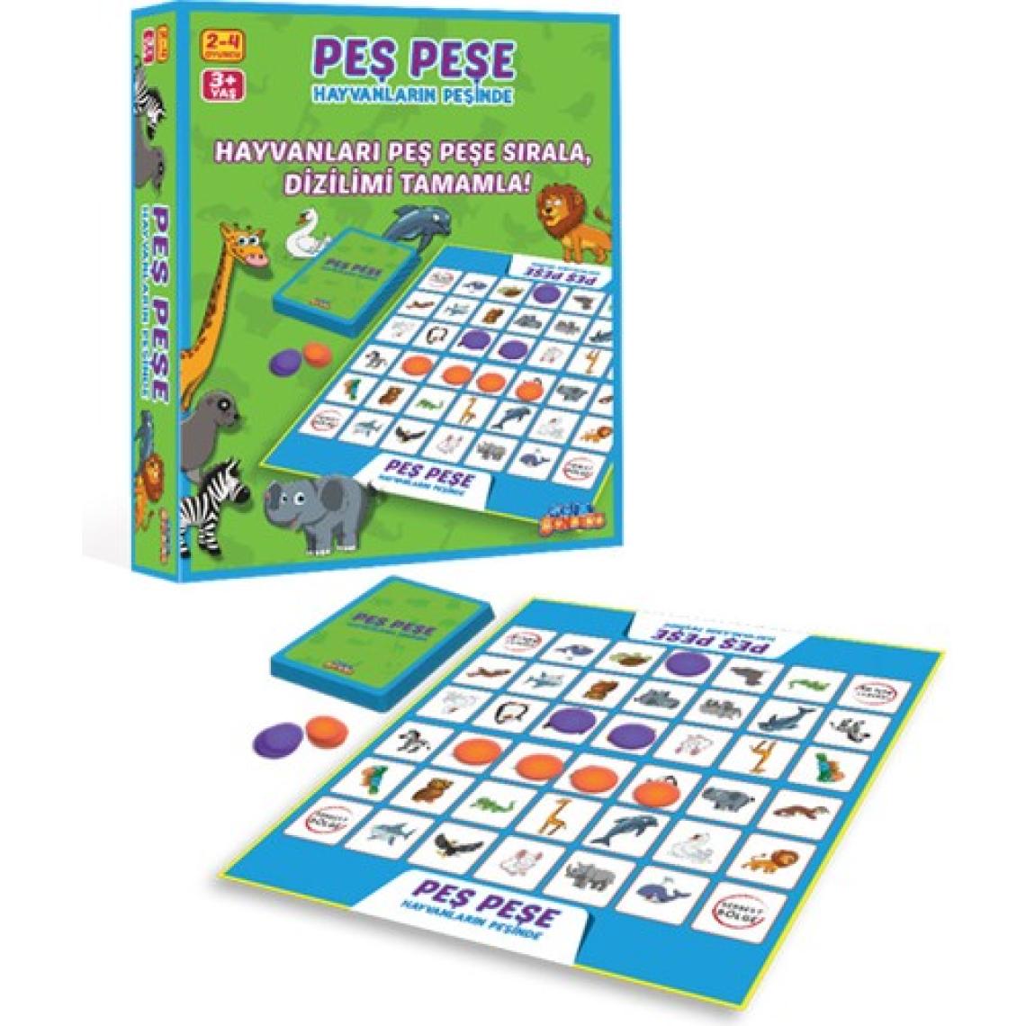 Samatlı Oyuncak Peş Peşe Hayvanların Peşinde 72612