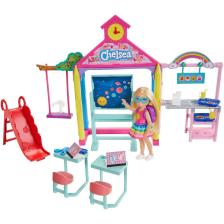 Barbie Chelsea Okulda Oyun Seti, 15 cm Boyunda, Sarışın, Aksesuarlı, 3-7 Yaş Arası İçin GHV80