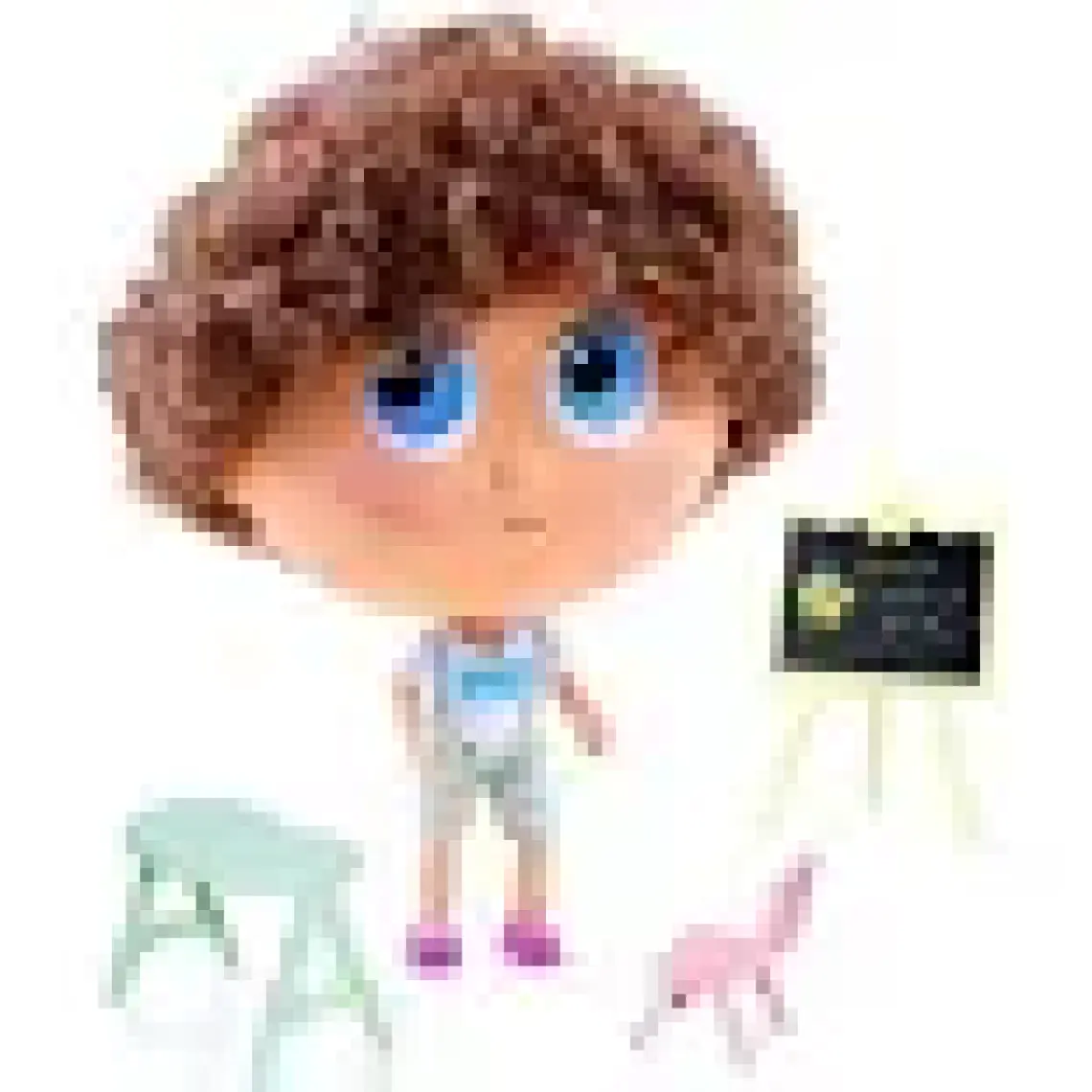 Birlik Toys BLD288 Öğretmen Bebek- Koca Göz Ailesi