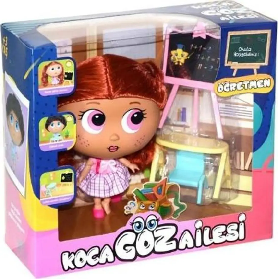 Birlik Toys BLD288 Öğretmen Bebek- Koca Göz Ailesi
