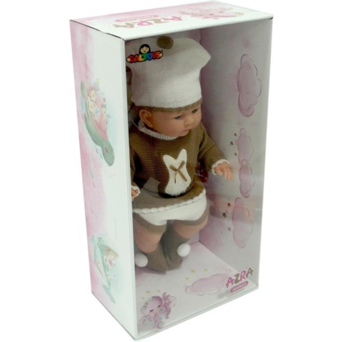 Galtoys Yeni Doğmuş Kahve Bej Elbiseli Azra Bebek