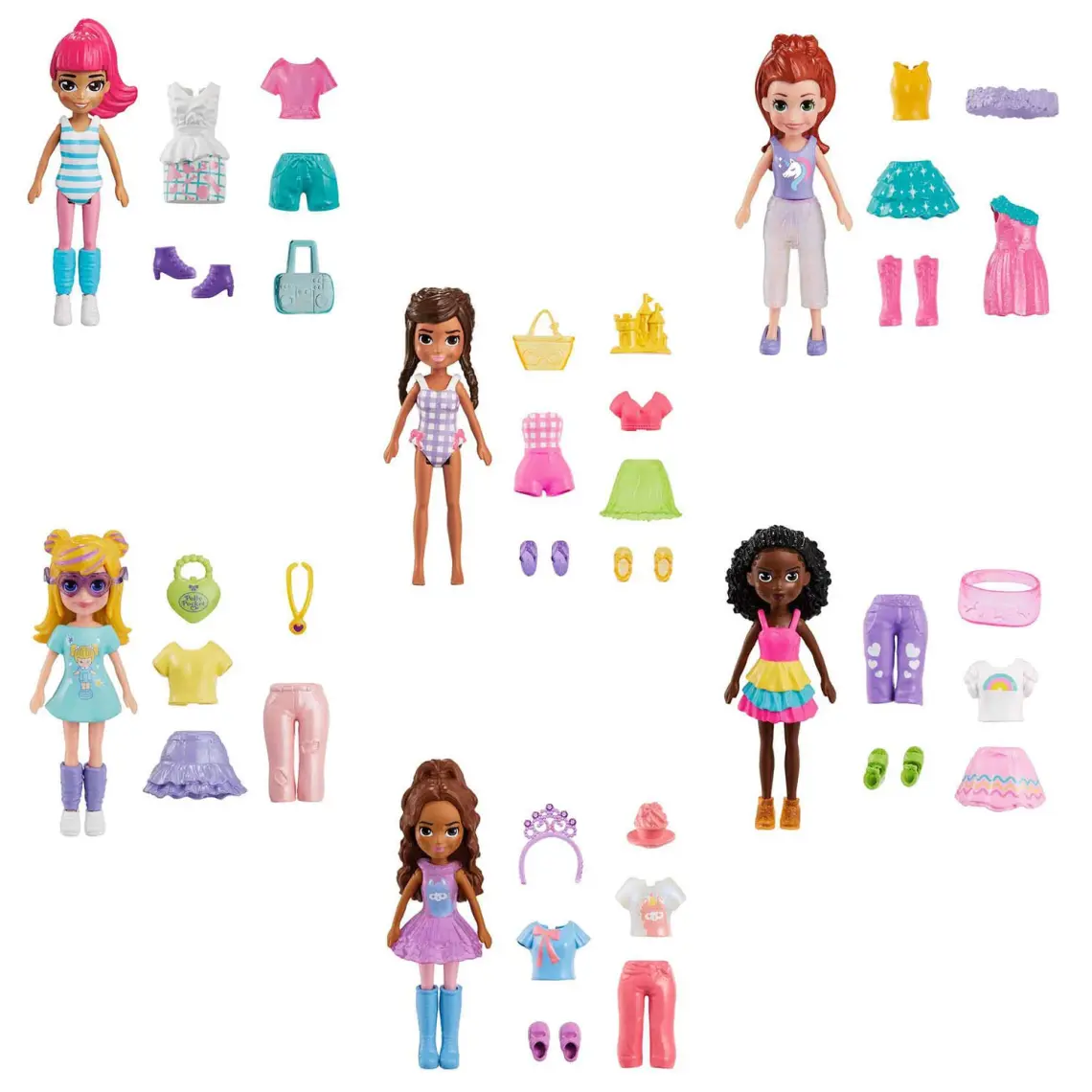 Polly Pocket Moda Aksesuarları -Siyah HNF50 HKV80 Lisanslı Ürün