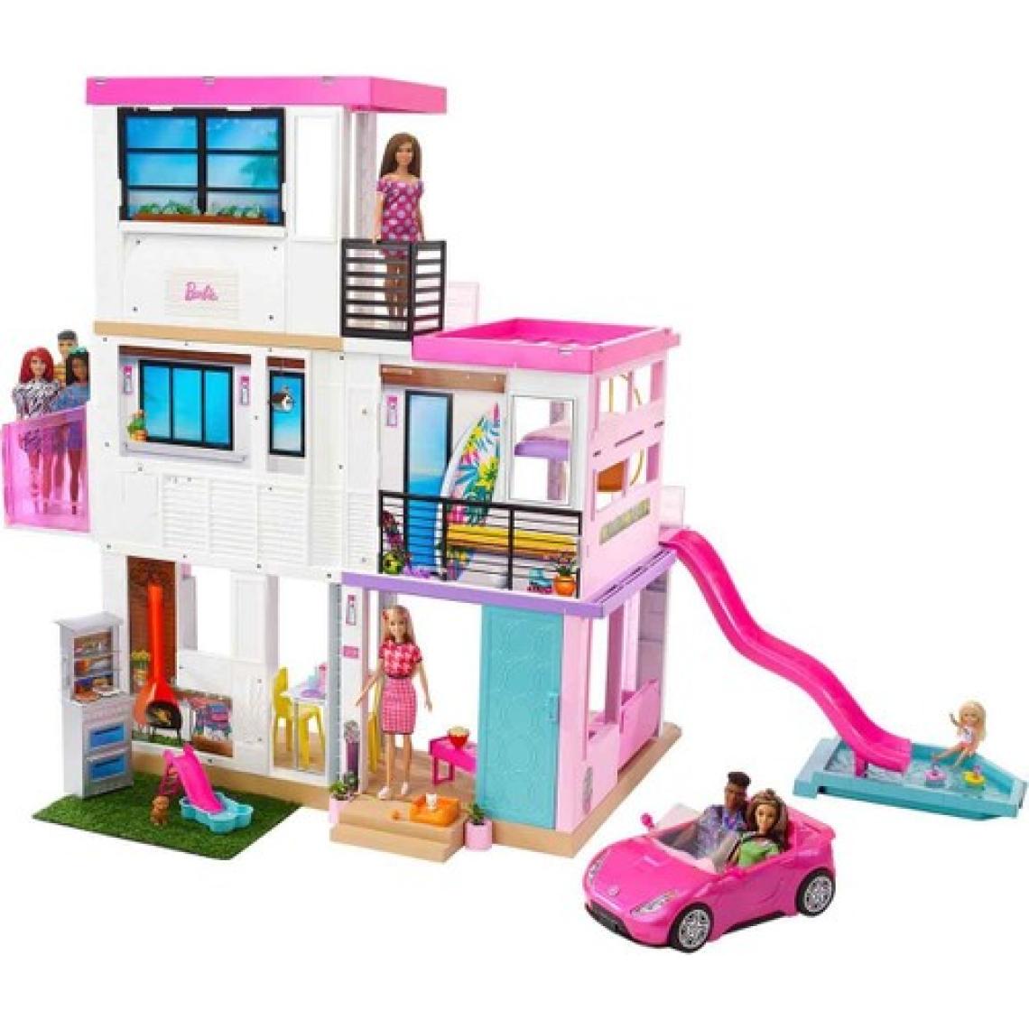 Barbie'nin Rüya Evi (115 Cm); 75'ten Fazla Aksesuarı Bulunan; 3 Katlı Oyuncak Bebek Evi 3-7 Yaş Arası GRG93