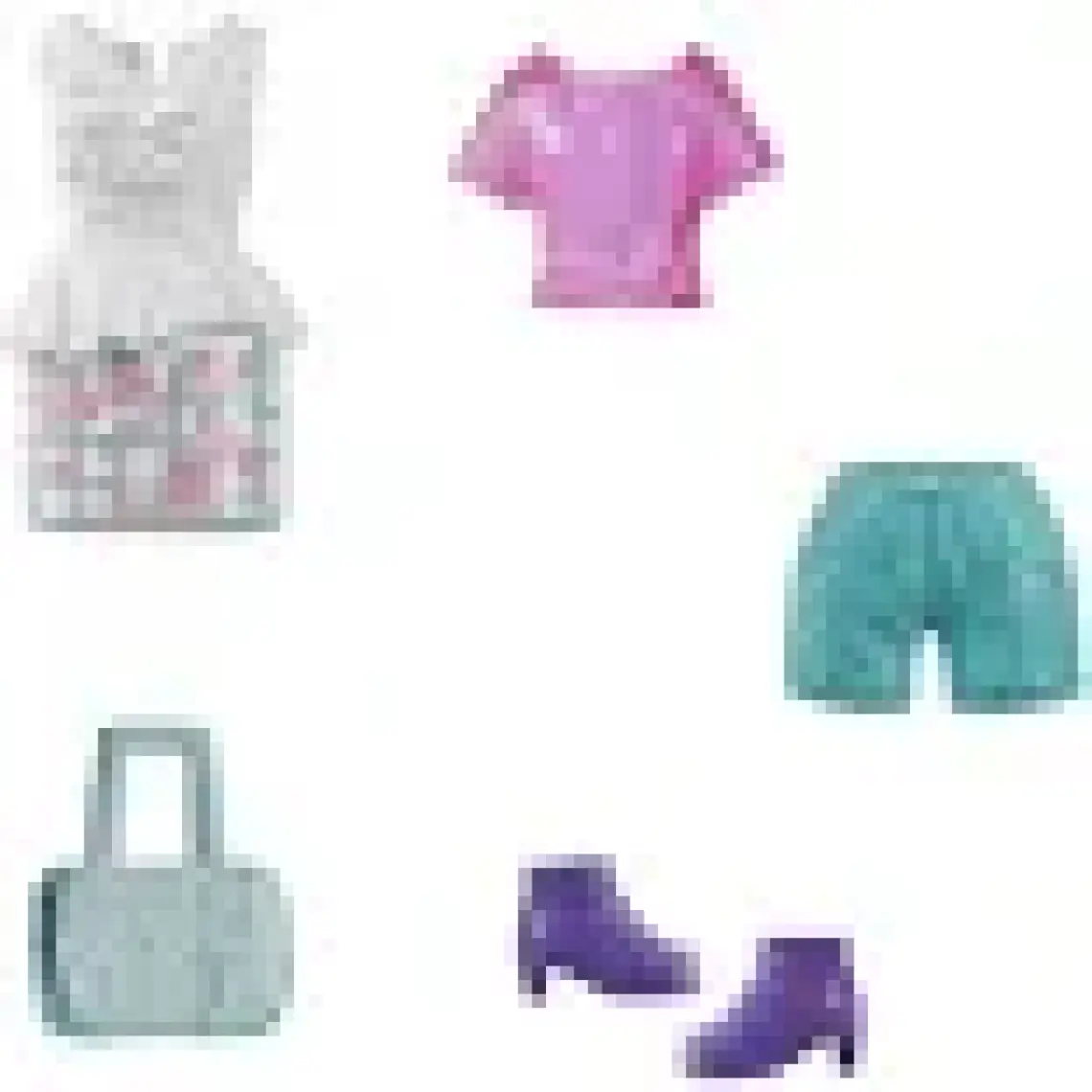 Polly Pocket Moda Aksesuarları -Pembe HNF50 HKV87 Lisanslı Ürün