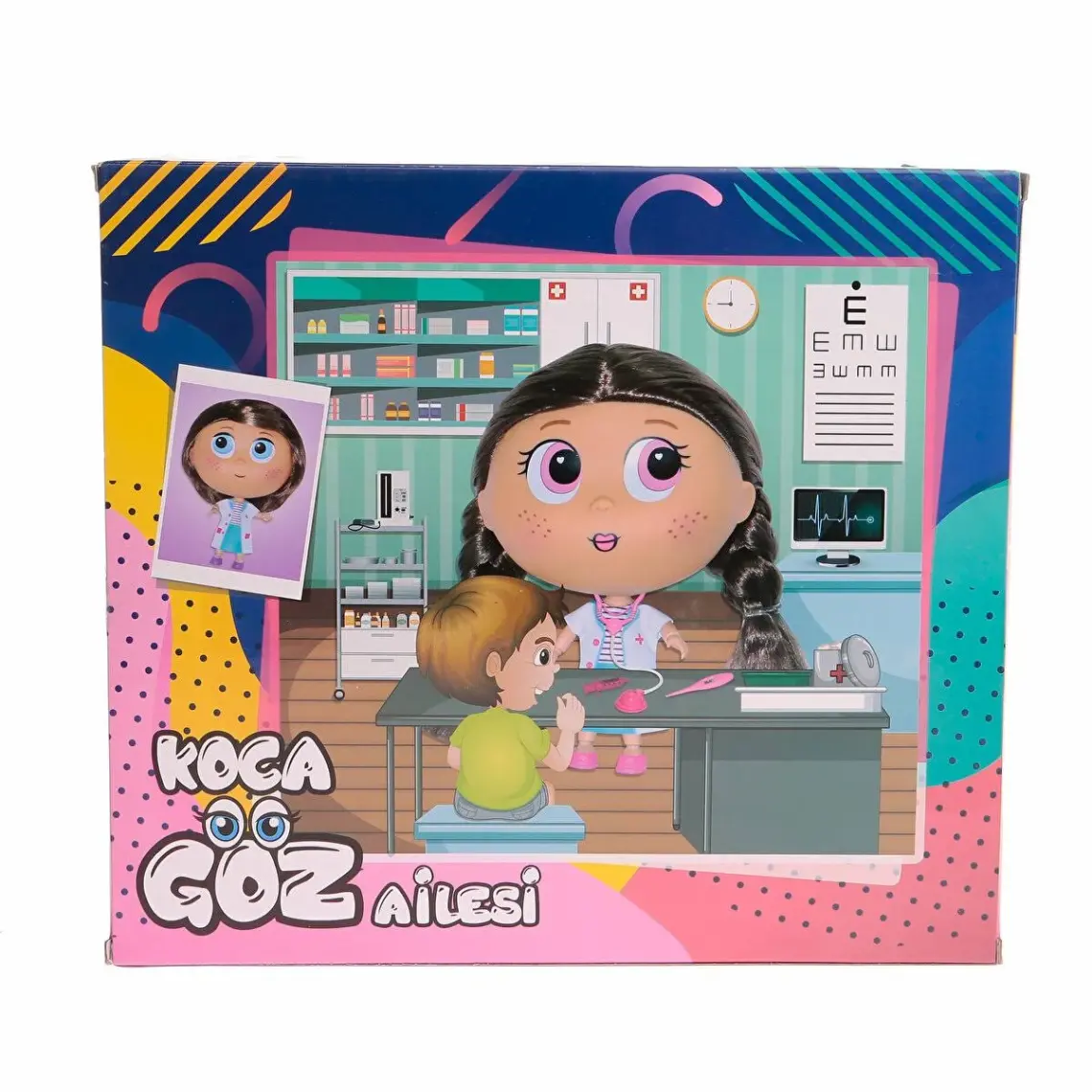 Birlik Toys BLD287 Doktor Bebek- Koca Göz Ailesi