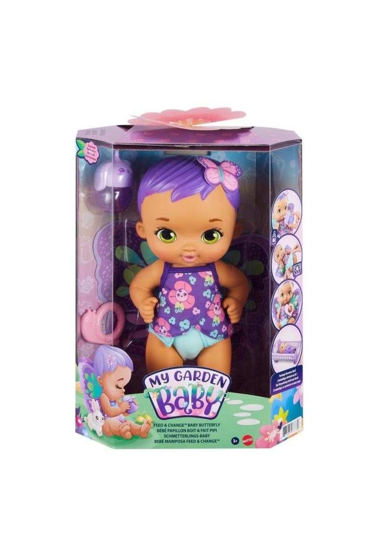 My Garden Baby Kelebek Bebeğimin Bakım Zamanı Mor Saçlı GYP11