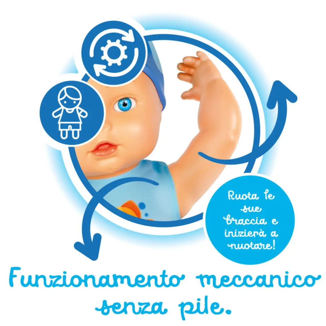 Cicciobello Yüzüyor 30 cm CCBD9000