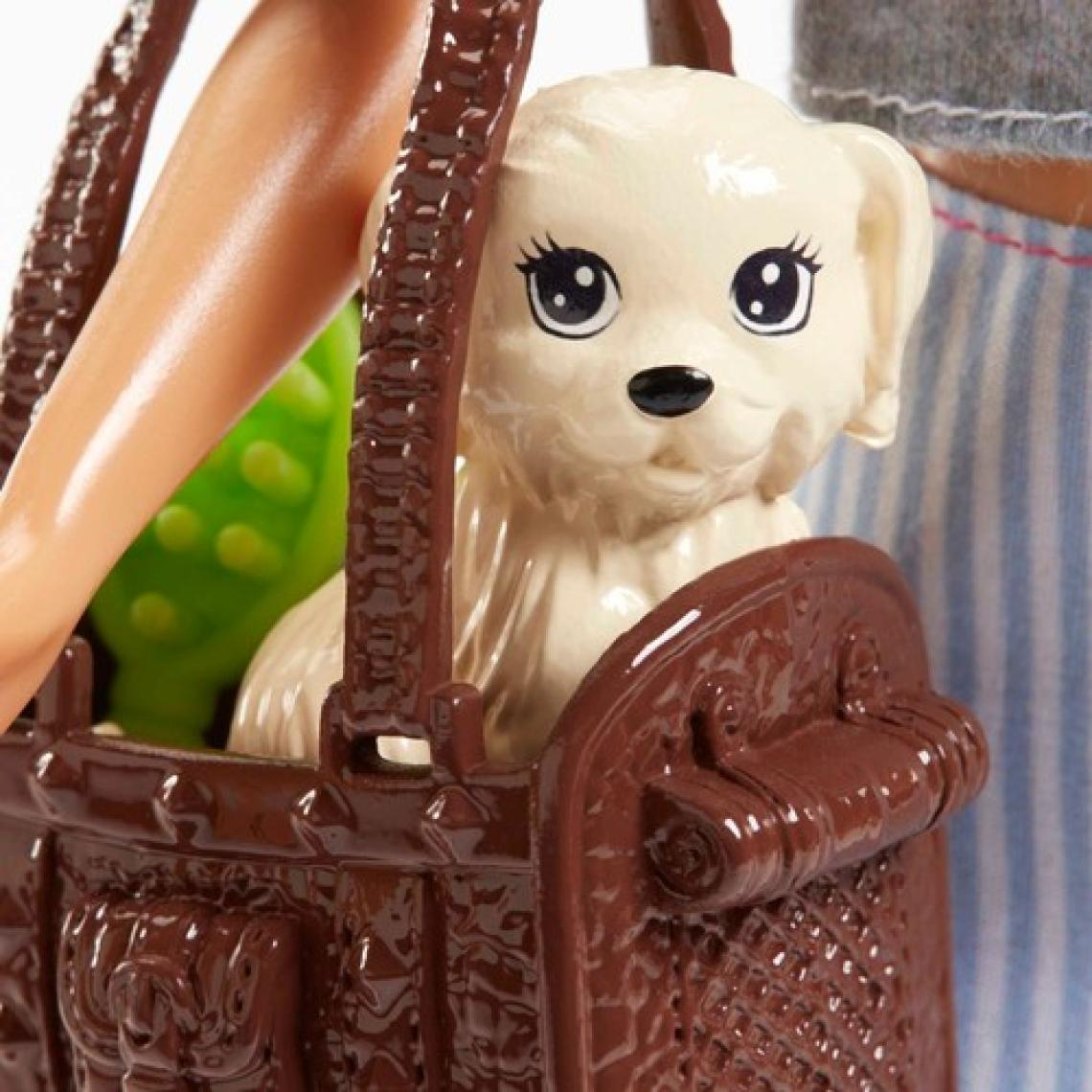 Barbie ve Sevimli Hayvan Arkadaşları, Yavru Köpek, Tavşan ve Temaya Uygun 7 Parçayla Fpr48