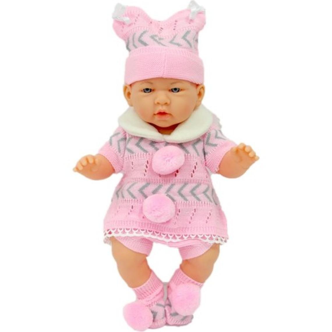 Galtoys  Gerçek Yüzlü Elbiseli Azra Et Bebek Pembe