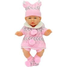 Galtoys  Gerçek Yüzlü Elbiseli Azra Et Bebek Pembe